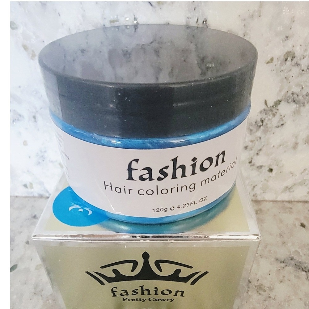 Fashion Hair Coloring Material Pretty Cowry Blue One-Time Color 120g NIB - Picture 7 of 10